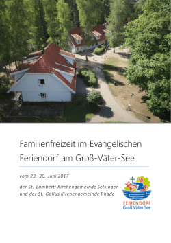 Famfreizeitflyer 2017 - Kirchengemeinde Selsingen