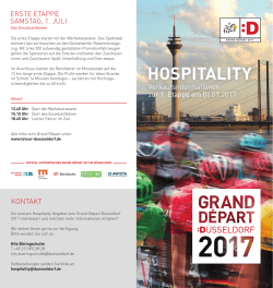 hospitality - Sportstadt D&uuml;sseldorf