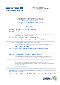 Informationsveranstaltung