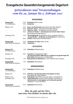 Die Termine f&uuml;r die aktuelle Woche finden Sie hier (PDF 194 KB)
