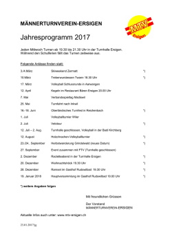 Jahresprogramm als pdf - mtv