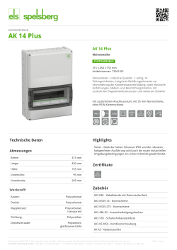 Produktdatenblatt