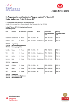 in Wunsiedel Freitag bis Sonntag, 27. bis 29