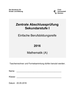 Mathematik 2016 - WELCOMEputer.de