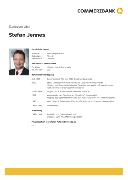 CV | Stefan Jennes