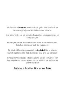 Speisekarte als PDF - be