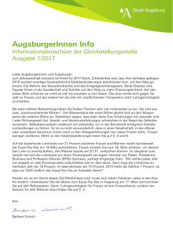 AugsburgerInnen Info 2017/1
