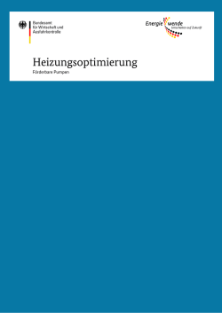 Heizungsoptimierung