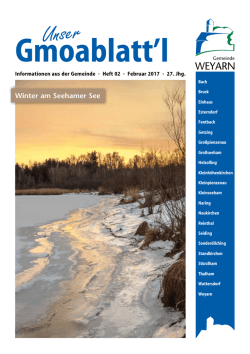 Gmoablattl - Gemeinde Weyarn