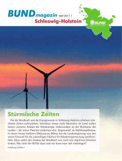 Regionalausgabe für Schleswig-Holstein 1/2017