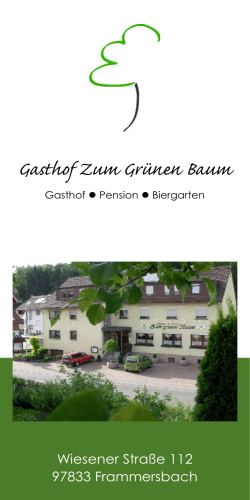 Gasthof Zum Grünen Baum, Frammersbach