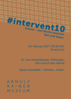 intervent10 - Leo Hemetsberger