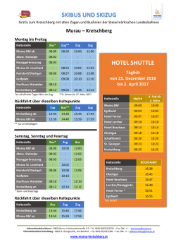 skibus und skizug hotel shuttle