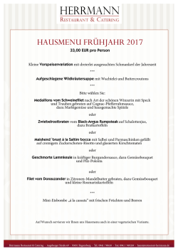 hausmenu fr&uuml;hjahr 2017