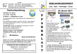 pfarrblatt - Seelsorgeeinheit Laas