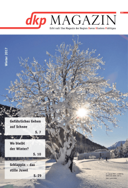 dkp Magazin - Buchdruckerei Davos AG