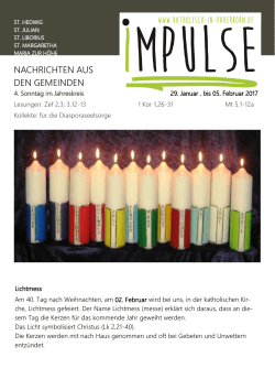 Impulse 29. Januar 2017