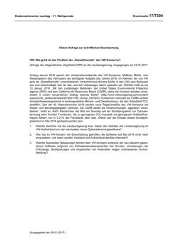 Drucksachen allgemein - Nieders&auml;chsischer Landtag