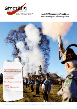 im Februar 2017 - Gemeinde Amerang