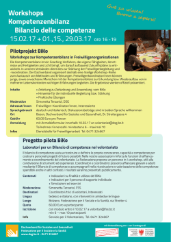 Invito BiKo - Federazione per il Sociale e la Sanit&agrave;
