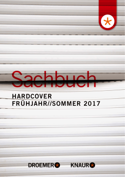 Hardcover Sachbuch Fr&uuml;hjahr 2017