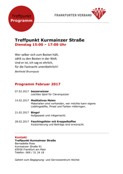 Treffpunkt Kurmainzer Straße