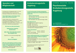 pdf downloaden - Bayerische Krebsgesellschaft