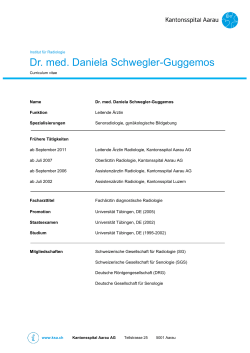 Dr. med. Daniela Schwegler-Guggemos