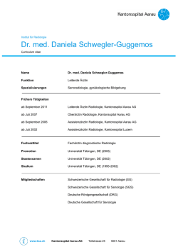 Dr. med. Daniela Schwegler-Guggemos