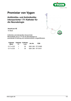 Premistar von Vygon Antibiotika- und Antimikotika inkorporierter 1 Fr