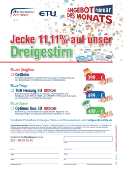 Dreigestirn - Hottgenroth Software
