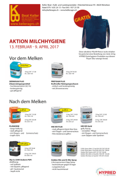 Flyer Milchhygiene