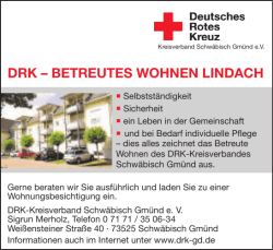 drk &ndash; betreutes wohnen lindach
