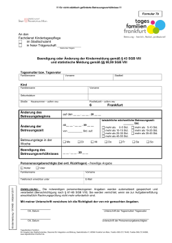 Formular 7b - Tagesfamilien Frankfurt