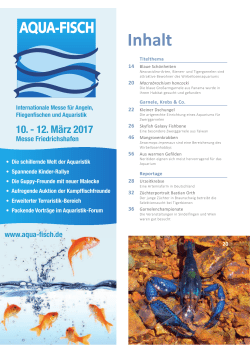 10. - 12. März 2017 Messe Friedrichshafen