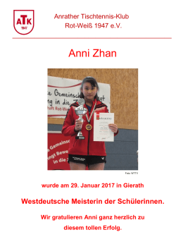 Anni Zhan - Anrather TK