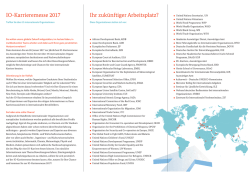 IO-Karrieremesse 2017 - Career