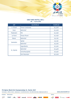 EARLY BIRD SHUTTLE, BUS 2 06. - 19.02.2017 ORT