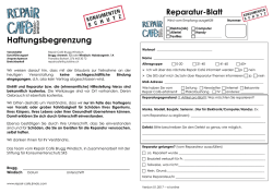 Haftungsbegrenzung