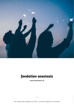 fondation anastasis