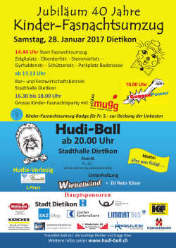 Jubil&auml;um 40 Jahre - Hudi