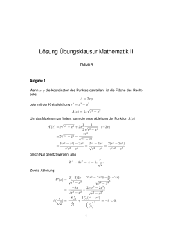 Mathematik II - oettinger