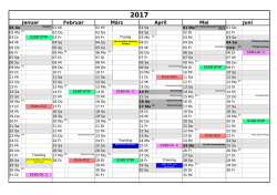 Januar Februar M&auml;rz April Mai Juni