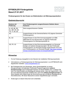 EFFIBOILER F&ouml;rdergebiete Stand 27.01.2017 Gebiets&uuml;bersicht