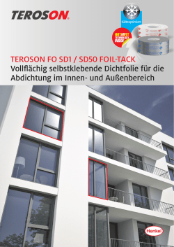 TEROSON FO SD1/SD50 FOIL-TACK Folder