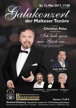 Ich lade gern mir G&auml;ste ein - B&uuml;rgerverein