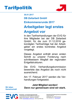 Einkommensrunde 2017