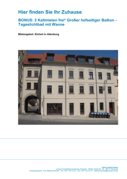 Hier finden Sie Ihr Zuhause - conwert Immobilienverwaltung GmbH