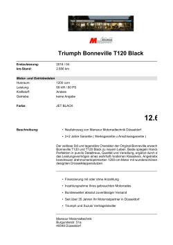 Detailansicht Triumph Bonneville T120 Black