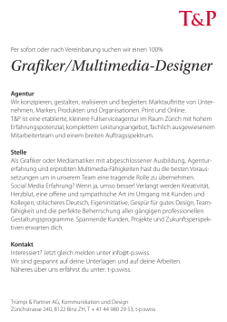 Grafiker/Multimedia-Designer